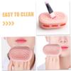 CALLARON Gentle Facial Cleansing Brush Soft Silicone Exfoliating Scrubber for Deep Clean and Massage Easy to Clean and Quick Drying Design for Sensitive Skin Care Multi Functional Face Wash view 3