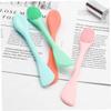 Healvian 4Pcs Silicone Face Cleaning Brush Double Headed Design for Gentle Skin Cleansing and Makeup Removal Travel Friendly Versatile Use for All Skin Types view 4