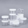 Gumney Empty Storage Container, 20PCS 50ml Refillable Plastic Cream Jar with Lids, Leak Proof Clear Cosmetic Sample Bottles for Lotion, Makeup, Beads, Candy, White Lid view 4