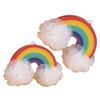 2pcs Rainbow Bath Sponge for Gentle Exfoliating Loofah Balls Soft Washcloths for Body Scrubbing Safe Bathing Experience for Childrens Bath view 1