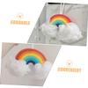 2pcs Rainbow Bath Sponge for Gentle Exfoliating Loofah Balls Soft Washcloths for Body Scrubbing Safe Bathing Experience for Childrens Bath view 3