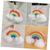 2pcs Rainbow Bath Sponge for Gentle Exfoliating Loofah Balls Soft Washcloths for Body Scrubbing Safe Bathing Experience for Childrens Bath view 4