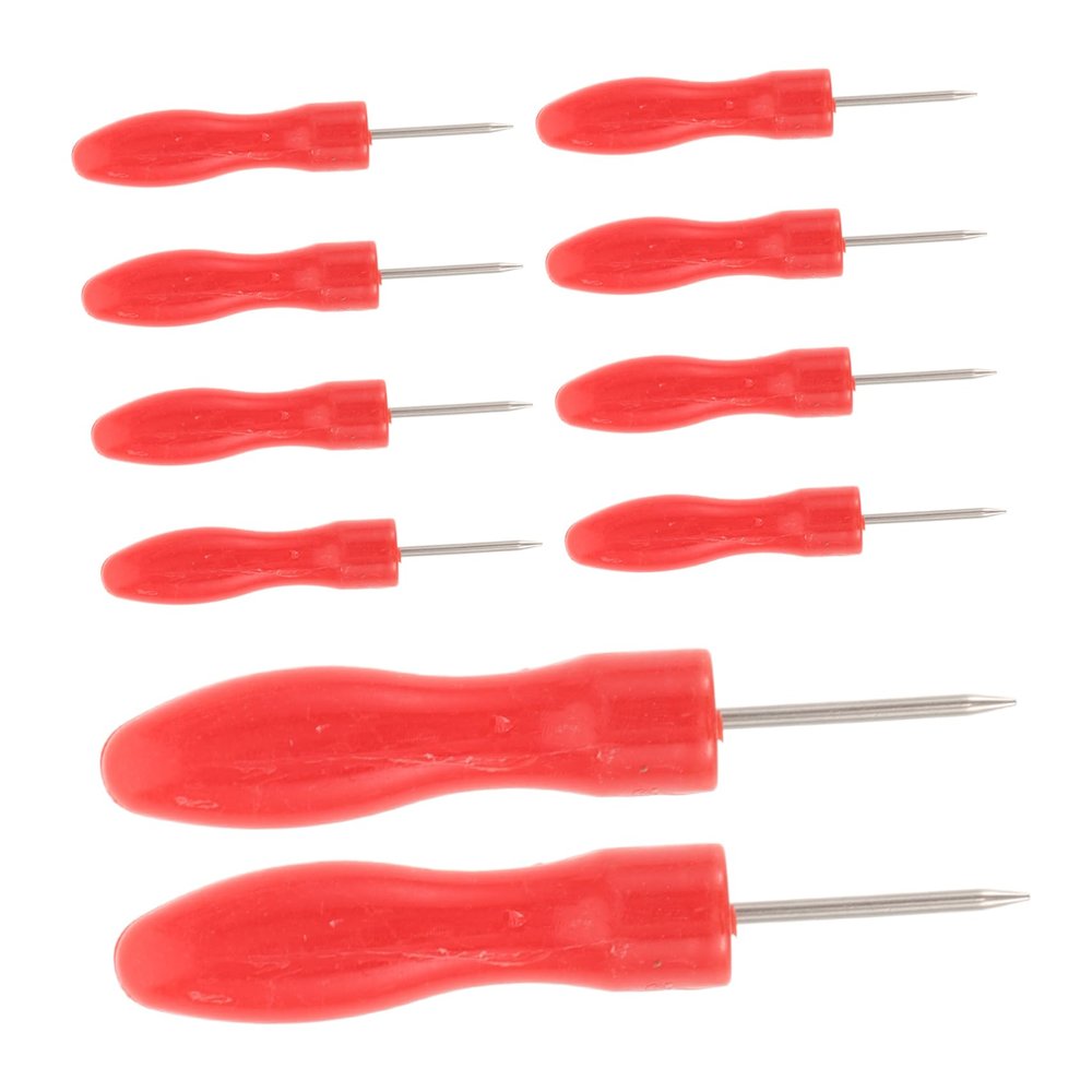 BELLIFFY 10pcs Glue Bottle Nozzle Pins Opening Piercing Needles for Eyelash Extension Stainless Steel User-Friendly Design for Professional Home Use