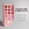Natural Amor 12-Color Pink & Purple Eyeshadow Palette  Matte Finishes  Romantic Rose & Violet Tones in Eco-Friendly Packaging  High Pigment, Blendable, Buildable Formula (0.35 oz) view 2