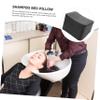 ARTSEWPLY Shampoo Bowl Neck Rest Pillow for Salon and Home Use Reusable Hair Washing Cushion with Durable Sponge and Materials Provides Comfortable Neck Support for Relaxing Hair view 2