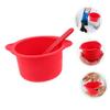2 Sets Silicone Wax Warmer Liner Bowls for Hair Removal Waxing Bowls with Stirring Sticks Easy to Clean and Convenient for Waxing Use view 2