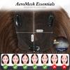 starluck 4.5"*5" Swiss Lace Base Hand-Tied Hair Toppers for Women Real Human Hair Topper14 inchNo Bangs SilkHug Hair Topper for Women with Thinning or Grey Roots (Brown) view 4
