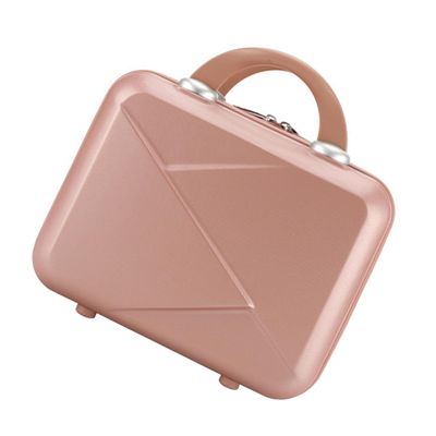 DEARMAMY Travel Small Cosmetic Suitcase Portable Makeup Organizer for Women Capacity Storage Case Multi Purpose Travel Makeup Bag for