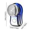 Electric Shaver USB Rechargeable Shaver Men Beard Trimmer Electric for Men for Travel (Blue) view 4