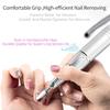SDVantage Portable Electric Nail Drill Machine, 35000 RPM Nail File Brushless Motor, with 6 Nail Drill Bits and Protective Case, for Acrylic Nails Pedicure,White view 3