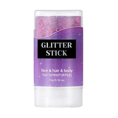 Glitter Stick, Hair Body Shimmer Stick Festival Makeup, Skin-Friendly Cosmetic Shimmer Makeup Sparkling Accessories for Performance Stage