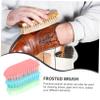 ABOOFAN 3pcs Nail Dust Brush Set Multi-Purpose Scrubber for Fingernails and Toes Flexible Handle for Manicure and Shoe Cleaning view 2