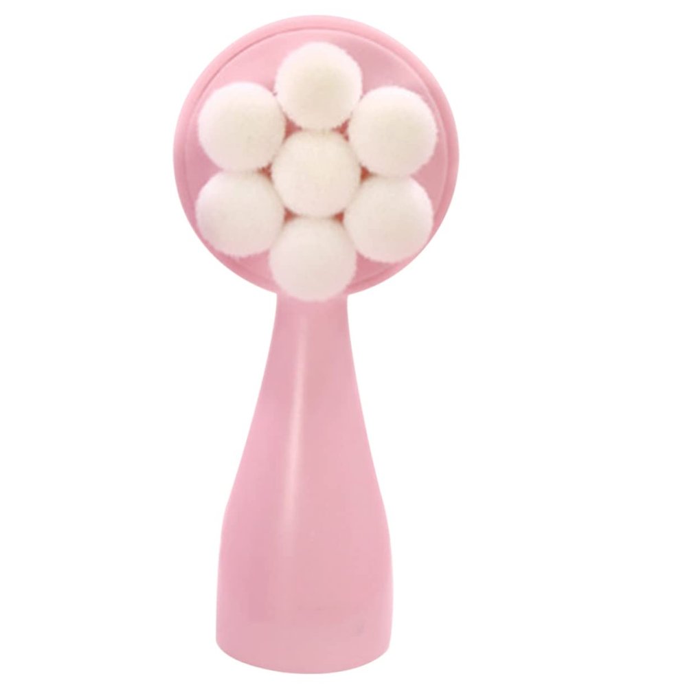 Beaupretty Facial Cleansing Brush Soft Double Sided Face Scrubber for Gentle Exfoliation and Deep Cleaning Lightweight and Portable for Travel and Outdoor Use