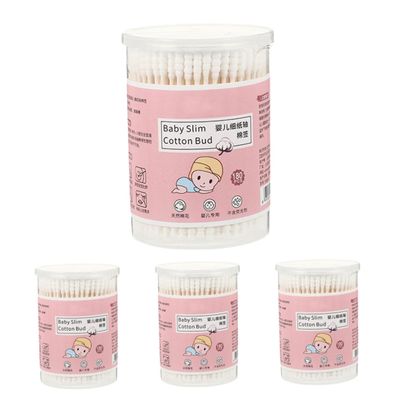SOESFOUFU 720pcs Double-headed Cotton Swabs Booger Remover Ear Cleaner Makeup Removal Safe for Boys and Girls