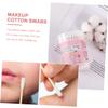 Vaguelly 720PCS Baby Cotton Swabs Double Head Safe and Soft Cleaning Tools for Newborn Ear Care and Makeup Application view 4