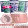 Tress Wellness Waxing Kit for Sensitive Skin  Safe for Face & Skin, Prep & Aftercare Wipes, Easy to Use  At-Home Kit for Face, Bikini, Brazilian & Full Body - Pink, No Display view 1