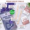 Tress Wellness Waxing Kit for Sensitive Skin  Safe for Face & Skin, Prep & Aftercare Wipes, Easy to Use  At-Home Kit for Face, Bikini, Brazilian & Full Body - Pink, No Display view 4