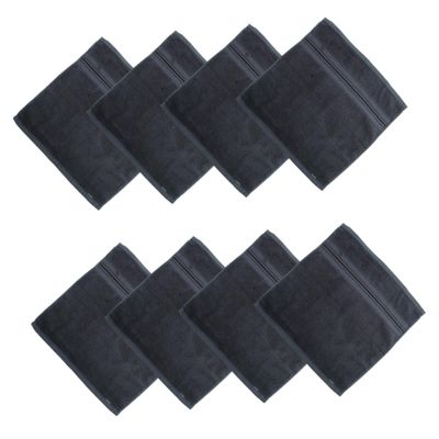 Unomor 12pcs Cotton Face Towels Soft Absorbent Spa Towels for Bathroom Kitchen Gym Office Makeup Remover Daily