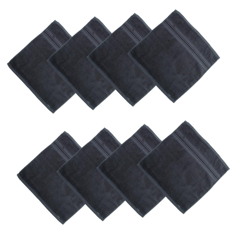 Unomor 12pcs Cotton Face Towels Soft Absorbent Spa Towels for Bathroom Kitchen Gym Office Makeup Remover Daily