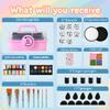 Professional Face Painting kit for Adult Face Painter Depvision 68 Colors Split Cake Face Paint Kit, Non-Toxic Washable Safe Water Based with Brushes Stencils Sponge Gems Glitter for Halloween view 2