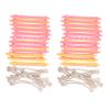 WRITWAA 24pcs Plastic Perm Rods for Curling Hair Flexible Hair Rollers for Women for Cold Perming and Styling Durable Hairdressing Tools for Home and Salon Use view 1
