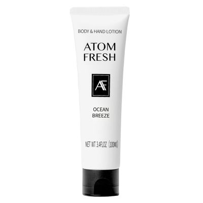 Atom Fresh Hand Cream for Women, Ocean Breeze | Deep Repair Hand Lotion with Ceramides & Niacinamide | Strengthens Skin Barrier & Soothes Dry, Sensitive Hands | Fast-Absorbing, Vegan (3.4 fl oz)