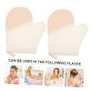 SAFIGLE Exfoliating Body Scrub Gloves 2pcs Double-Sided Shower Bath Gloves for Deep Cleansing and Exfoliation for Skin Types Experience view 2