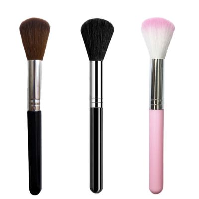 3 Pcs Nail Dust Brushes, Nail Cleaning Brush for Cleaning Dust, 5.71x0.39 Inch Nail Tools (Brown, black, pink)