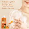 Amococo Turmeric Orange Vitamin C Body Wash with Cocoa Seed Exfoliant, Mattifying Scrub for Uneven Skin Texture, Body-Only Daily Use, 16.9 fl oz view 3