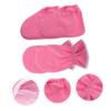 BATHVEVE Paraffin Wax Gloves and Booties Set 2pcs Hand and Foot Care Treatment for Spa Moisturizing Covers for Dry Skin for Home Use view 4