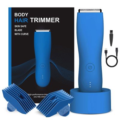 Pubic Hair Trimmer for Women,Electric Shaver for Face,Chin,Arm,Leg,Armpit,Bikini,Rechargeable & Cordless Electric Razor,Waterproof Wet/Dry,Ideal Razor Gift for Boy/Girl Friend (Blue)