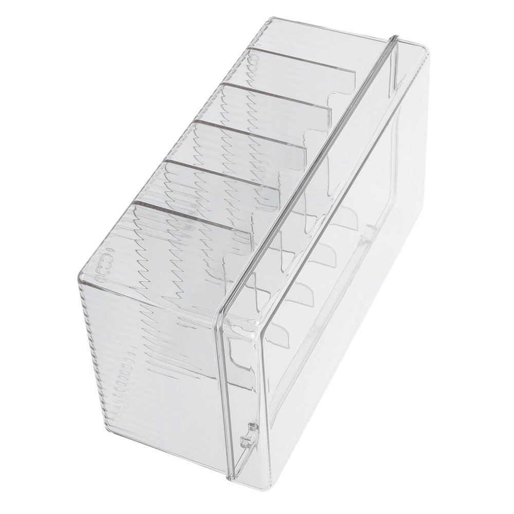 Anneome Transparent Eyelash Storage Box with Dustproof Lid Acrylic Organizer for False Eyelashes Lash Trays and Beauty Tools for Makeup Artists and Home Use