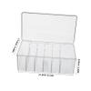 Anneome Transparent Eyelash Storage Box with Dustproof Lid Acrylic Organizer for False Eyelashes Lash Trays and Beauty Tools for Makeup Artists and Home Use view 2