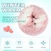 3 Pairs Moisturizing Socks Overnight, Love Heart Aloe Socks, Moisturizer Sock for Dry Cracked Feet, Cozy Gel Spa Sock for Women - No Gel (Milky White, Pink and Dark Green) view 2