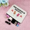 Bubble Boba Tea Gifts for Women Makeup Bag Boba Tea Lover Gift for Friends BFF Bestie Graduation Gift for Daughter Christmas Birthday Presents Office Presents for Coworkers Cosmetic Bag for Teens view 4