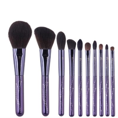 10pcs Makeup Brushes Set Fiber Hair Beauty Tools Makeup Storage Brush Bag