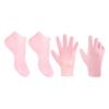 BESTYASH 1Set Moisturizing Foot Care Socks Gloves Exfoliating Remover for Soft Smooth Skin Pink for Spa Like Treatment and Daily Skin Nourishment view 1