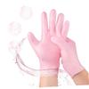 BESTYASH 1Set Moisturizing Foot Care Socks Gloves Exfoliating Remover for Soft Smooth Skin Pink for Spa Like Treatment and Daily Skin Nourishment view 4