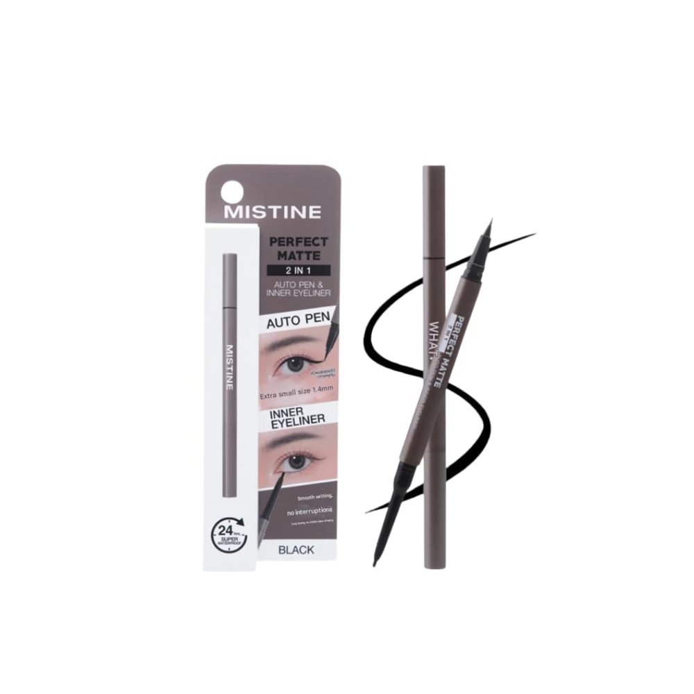 2 IN 1 AUTO PEN & INNER EYELINER  Precise Definition + Intense Inner Line | 0.1g + 0.5ml (Black)