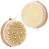 2 Pack Exfoliating Body Brushes - Wet & Dry Brush - Shower Scrubber for Body, Dry Brushing Body Brush for Lymphatic Drainage, Body Exfoliating Brush with Massage Nodes view 1