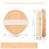 2 Pack Exfoliating Body Brushes - Wet & Dry Brush - Shower Scrubber for Body, Dry Brushing Body Brush for Lymphatic Drainage, Body Exfoliating Brush with Massage Nodes view 4