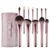 12pcs Small Grape Lilac Makeup Brush SetMicrocrystalline Silk Soft BristlesBeauty Tools view 1