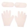PartyKindom Silicone Socks for Dry Cracked Feet Women Moisturizing Foot Socks Fluffy Texture Skin Care Gloves view 1
