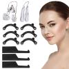 5 Pcs Nose Lifter - Nose Shaper Clip  Instant Nose Lift Kit, Painless Straightening Beauty Tool Kit for Women/Men (Black, Clear) view 1