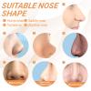 5 Pcs Nose Lifter - Nose Shaper Clip  Instant Nose Lift Kit, Painless Straightening Beauty Tool Kit for Women/Men (Black, Clear) view 3