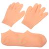 Ipetboom 1Set Moisturizing Gloves and Socks for Women Soft Lotion Gloves Socks for Night Skin Care Reusable Hand and Foot Moisturizer Comfortable view 1