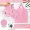 Exfoliating Nylon Back Scrubber & Gloves Set  Dual-Sided Body Washcloth for Deep Cleansing, Skin Smoothing & Shower Spa  Long Exfoliator for Hard-to-Reach Areas  Quick-Dry & Durable view 2