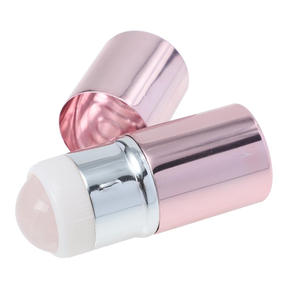 GALPADA Jade Ball Face Roller Massager for Facial Massage Tightens Skin Reduces Fine Lines for Face Neck Eye Care Jade Material