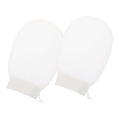 AUTSUPPL 2Pcs Body Exfoliating Bath Gloves Soft and Safe Scrubber Mitt for Skin Cleansing for Shower Spa and Daily Use Comfortable and Reusable Design