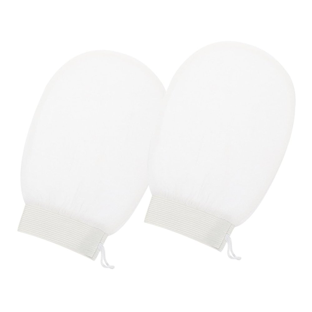 AUTSUPPL 2Pcs Body Exfoliating Bath Gloves Soft and Safe Scrubber Mitt for Skin Cleansing for Shower Spa and Daily Use Comfortable and Reusable Design